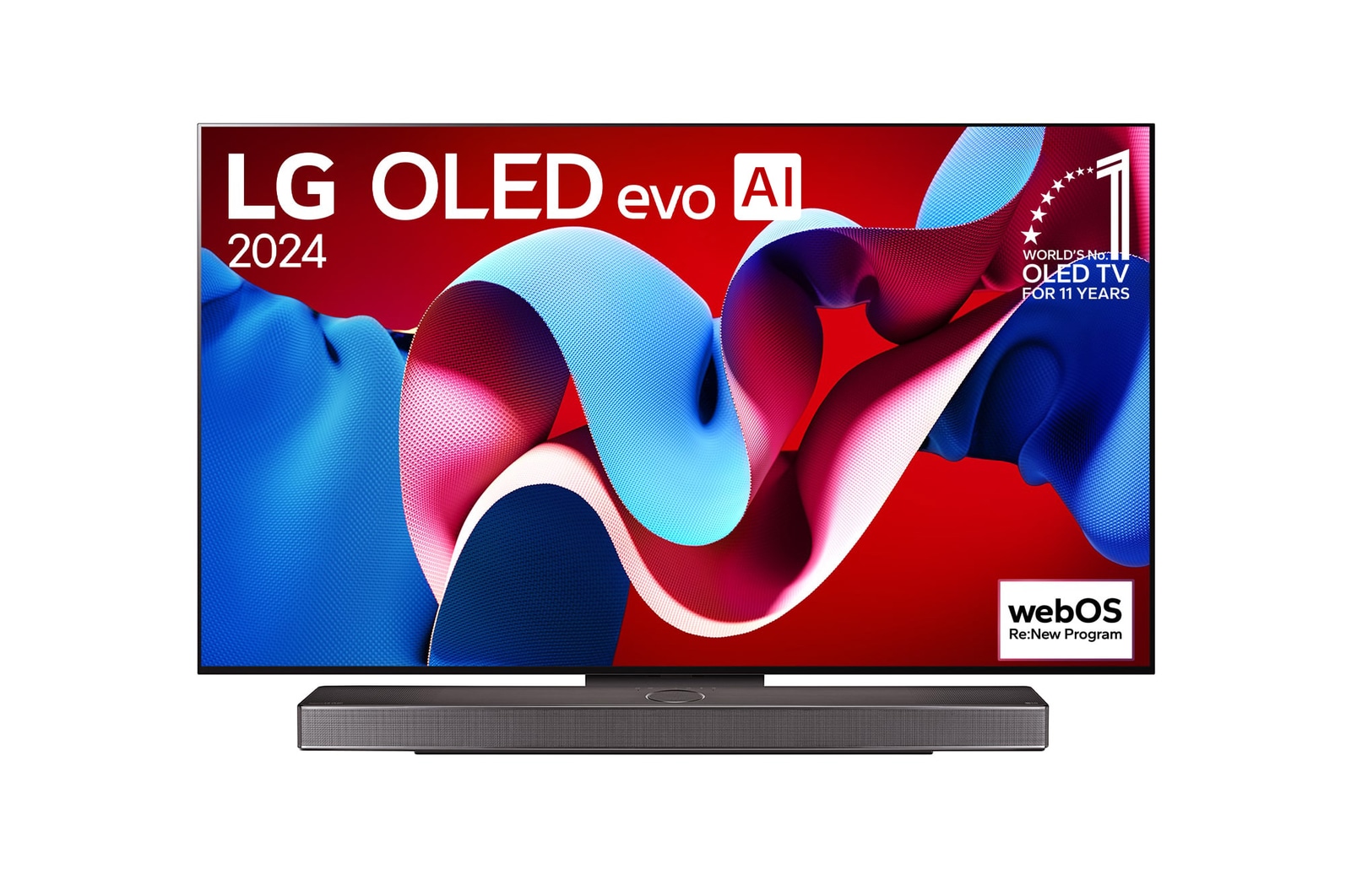 LG 55'' OLED evo C4 4K TV (2024) OLED55C44LA