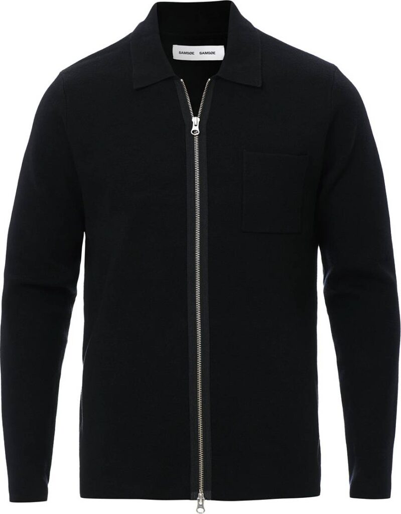 Samsoee-Samsoee-Guna-X-Zip-Black Samsoee-Samsoee-Guna-X-Zip-Black