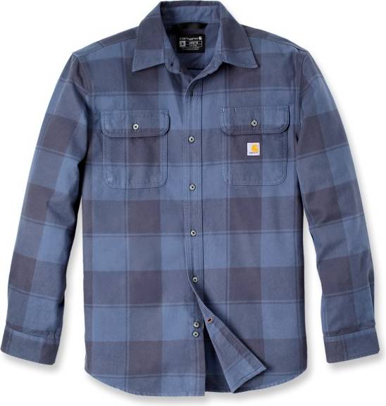 Carhartt-Loose-Fit-Heavyweight-Flannel-Long-Sleeve-Plaid-Shirt-Navy