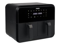 Princess Double Basket Airfryer Double hot air fryer 2.4kW Sort
