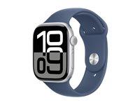 Apple Watch Series 10 - Blå/Sølv, 46 mm