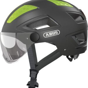Abus Hyban 2.0 ACE m. LED og visir - Grå
