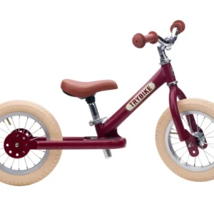 Trybike Retro Løbecykel - To Hjul - Vintage Rød
