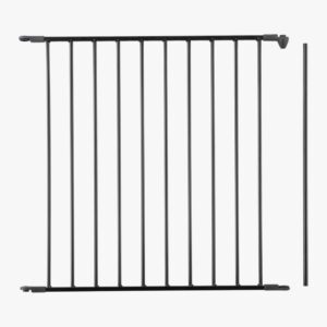 BabyDan Forlængning Sikkerhedsgitter Flex L 72 cm, Sort, Børnegitter