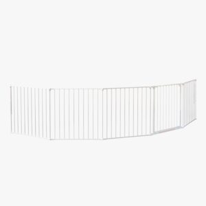BabyDan Flex XXL sikkerhedsgitter, hvid, 278-350 cm