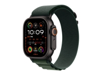 Apple Watch Ultra 2 - Sort titanium - Mørkegrøn - 64 GB