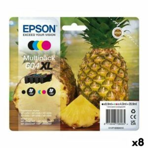 Epson 604XL multipack blæk - Sort/Cyan/Magenta/Gul (8 stk) til XP-2200 og WF-2910DWF