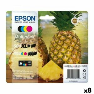 Epson 604XL Multipack Sort Gul Cyan Magenta Blæk C13T10H94010