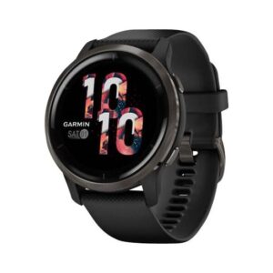 Garmin Venu 2 45 mm Sort Sportsur