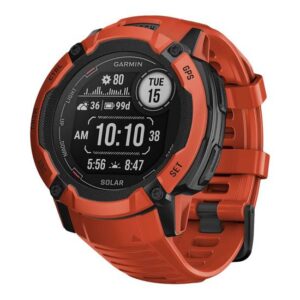 Garmin Instinct 2X Solar - Flammerød