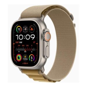 Apple Watch Ultra 2 49mm - Titanium Case med Tan Alpine Loop - Medium