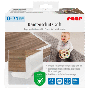Reer Blød Kantbeskyttelse Hvid