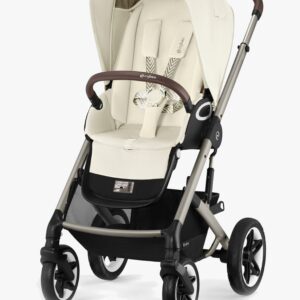 Cybex TALOS S Lux Duovogn inkl. BeSafe iZi Go Modular X2 i-Size Autostol , Seashell Beige/Taupe