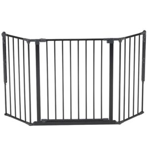 BabyDan Flex M sikkerhedsgitter, sort, 90-146 cm