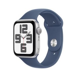Apple Watch SE - Blå/Sølv, 44 mm