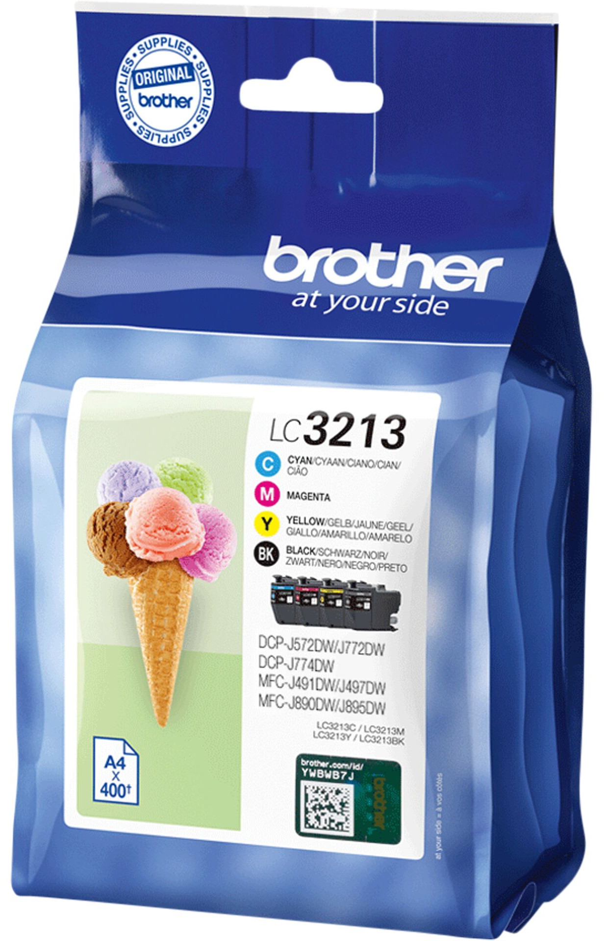 Brother Brother LC3213 MultiPack BK,C,M,Y, LC3213VAL Modsvarer: N/A