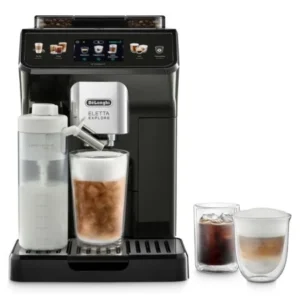 De'Longhi Eletta Explore ECAM450.65.G - Kaffemaskine med mælkeskummer - grå