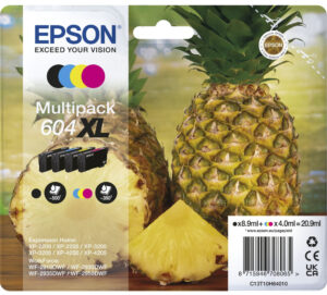 Epson 604XL Multipack - 4-pack - XL - black yellow cyan magenta - original - ink cartridge - Blækpatron Cyan