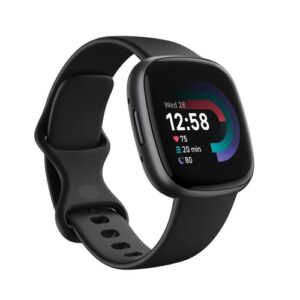 Fitbit Versa 4 - Grafit/Sort