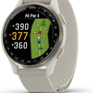 Garmin Approach S50 43 mm Ivory/Cream Gold