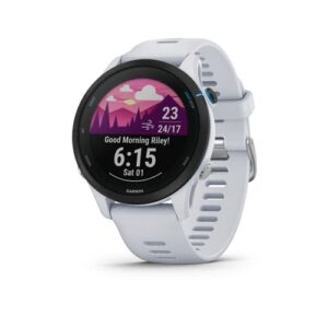 Garmin Forerunner 255 Music 46 mm - Hvid - Sportsur
