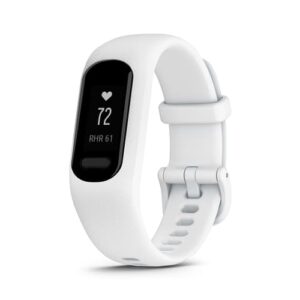 GARMIN vívosmart 5 aktivitetsarmbånd - hvid/sort