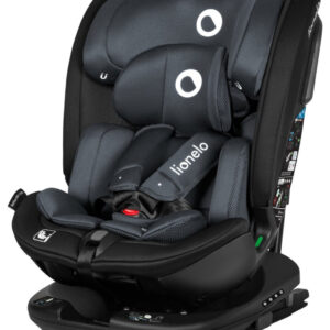 Lionelo Bastiaan Autostol - 0-36 kg, i-Size - Grå