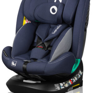 Lionelo Bastiaan Autostol - 40-150cm, i-Size, Drejbar Base, Max 36kg - Blå