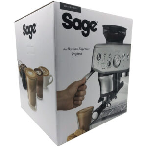 Sage SES876BST4EEU1 the Barista Express Impress - 9 bar - sort rustfrit stål