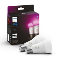Philips Hue E27 LED smartpærer 2-pak