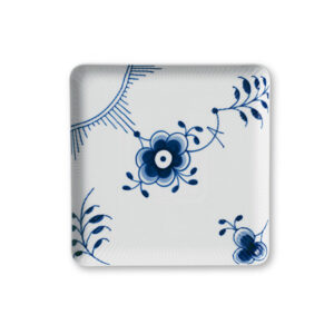 Royal Copenhagen Blå Mega Riflet firkantet asiet - stor