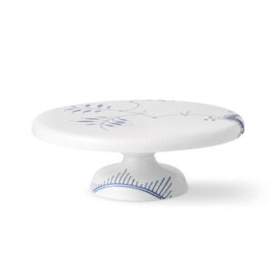 Royal Copenhagen Blå Mega Rilfet fad på fod ø 29,5 cm