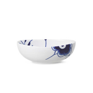 Royal Copenhagen Blå Mega Riflet oval skål 37 cl