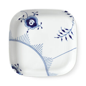 Royal Copenhagen Blå Mega Riflet ovnfast fad firkantet 30 x 30 cm