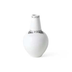 Royal Copenhagen Sort Riflet Blonde vase 15 cm