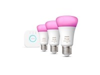 Philips Hue Color A60 E27 - Starter Kit med 3 pærer