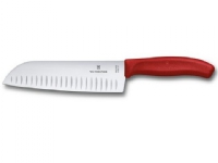Victorinox Swiss Classic Santokumesser 17cm rot