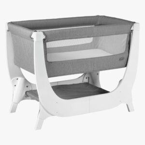 Shnuggle Air Bedside Crib, Dove Grey