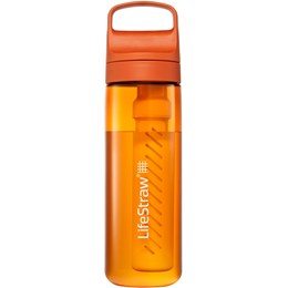 LifeStraw Go 2.0 Water Filter Bottle 22o Kyoto Orange Str. .65L