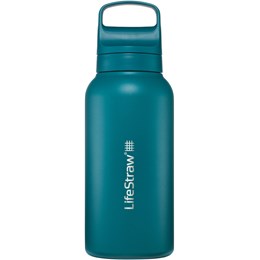LifeStraw Go 2.0 Stainless Steel Water F Laguna Teal Str. .1L