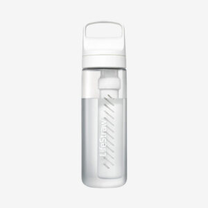 LifeStraw Go 2.0 Water Filter Bottle 22o Clear Str. .65L