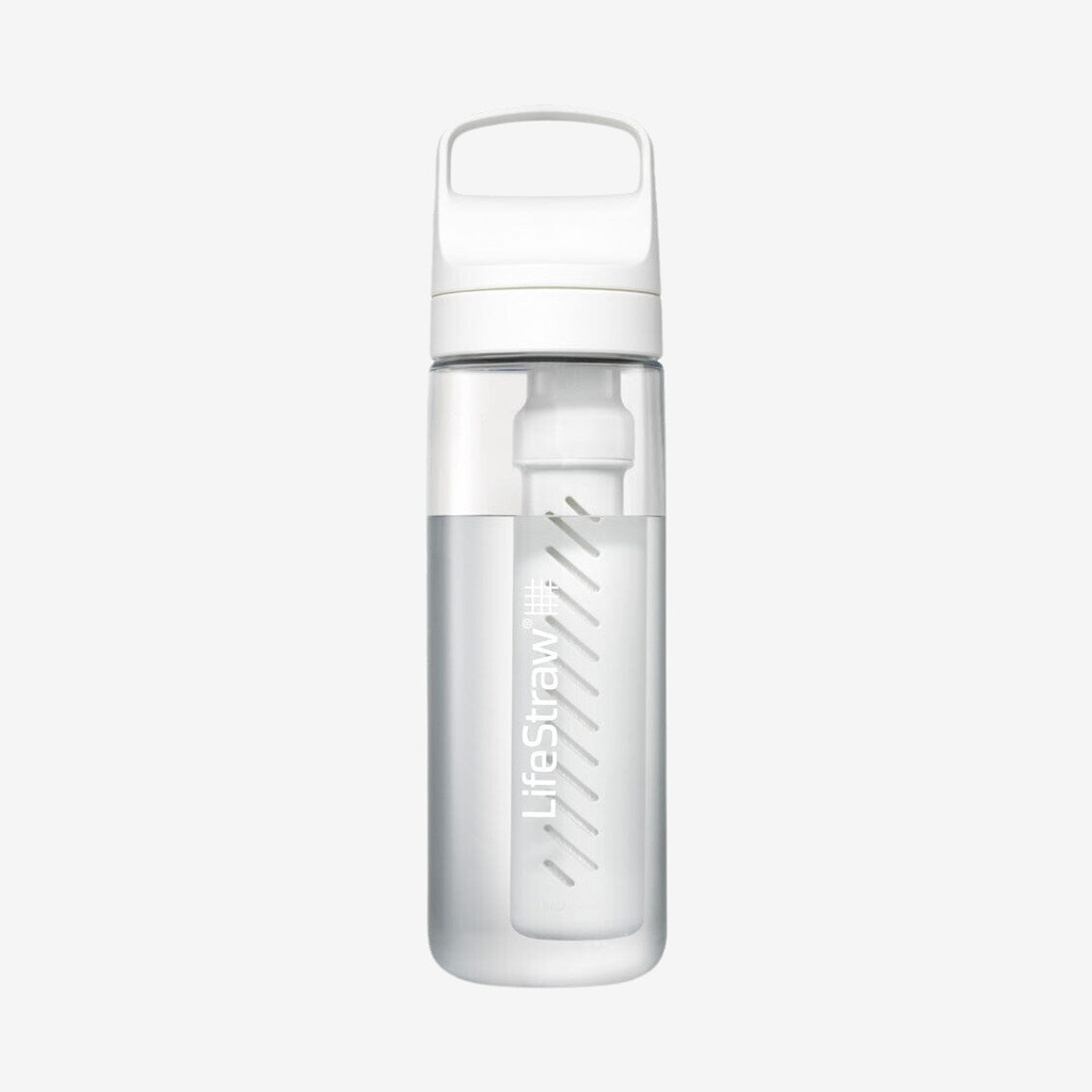 LifeStraw Go 2.0 Water Filter Bottle 22o Clear Str. .65L