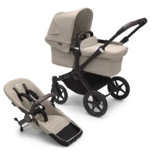 Bugaboo Donkey 5 Twin Barne/Klapvogn - desert taupe