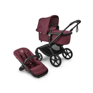 Bugaboo Fox 5 Renew Barne/Klapvogn - dark cherry/polar white