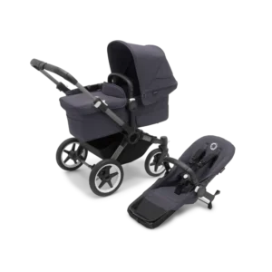 Bugaboo Donkey 5 Twin Barne/Klapvogn - stormy blue