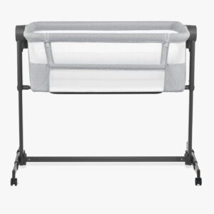 Kinderkraft Neste Up 2 Bedside Crib, Light Grey