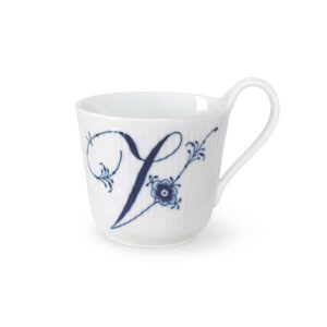 Royal Copenhagen Alfabet Kollektion krus 33 cl - V