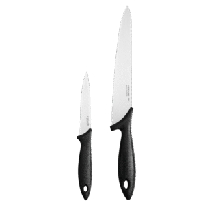 Fiskars Essential Knivsæt (Køkkenkniv og Urtekniv)