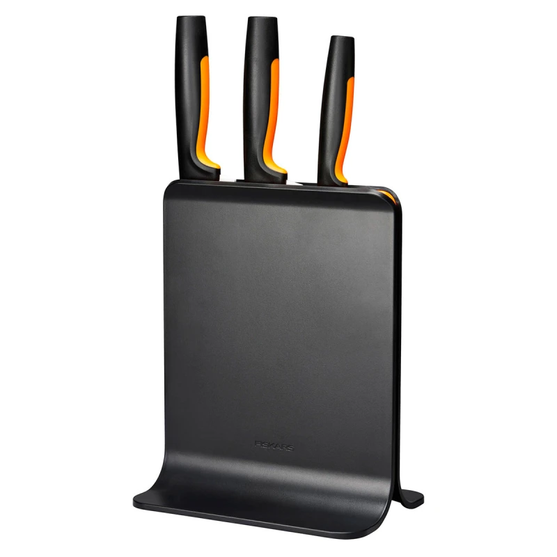 Fiskars Knivblok med Functional Form Knivsæt (Plast) 3-Pack
