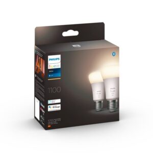 Philips Hue A60 Smart Pære - E27, Bluetooth - 2 stk